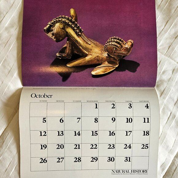 1980 Calendar "GOLD of El DORADO: THE HERITAGE OF COLOMBIA" - Picture 13 of 16